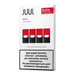 Картриджи для Juul Pods оригинал 5% 50 мг 0,7 мл 4 шт в упаковке
