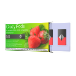Картридж CRAZY PODS Strawberry LIGHT сменный испаритель для электронной сигареты Juul 5% 50 мг (Клубника) 