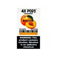 Картридж 4X Pods Peach Madness для электронной сигареты Juul 6,5% (Персик) 