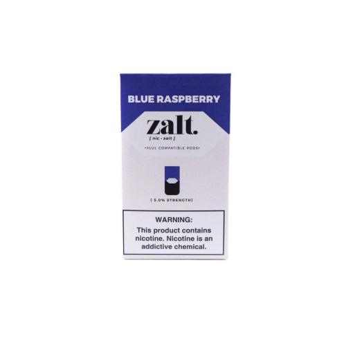 Картридж Zalt Blue Raspberry для POD систем 5% 4 шт, совместим с JUUL POD (Голубая малина)