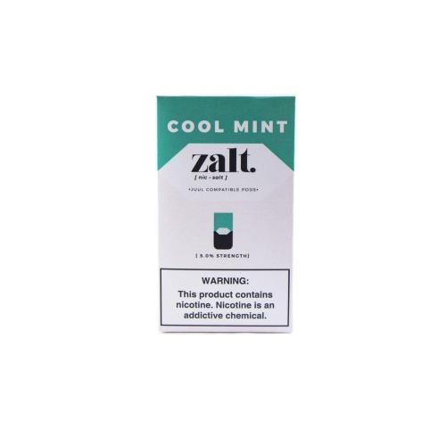 Картридж Zalt Cool Mint для POD систем 5% 4 шт, совместим с JUUL POD (Прохладная мята)