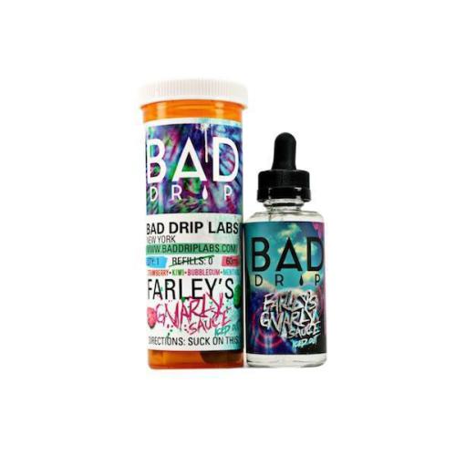 Жидкость для электронных сигарет Bad Drip Farley’s Gnarly Sauce Iced Out 3 мг 60 мл (Киви+лед)