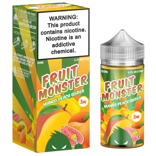 Жидкость для электронных сигарет Fruit Monster Mango Peach Guava 3 мг 100 мл