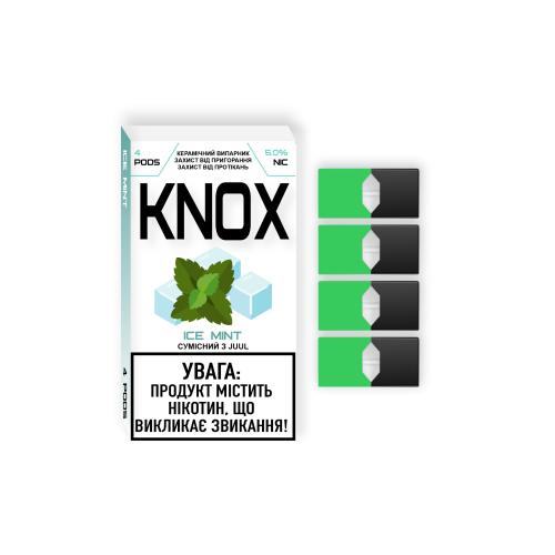 Картридж Knox Ice Mint для электронной сигареты Juul 5% (Ментол) 