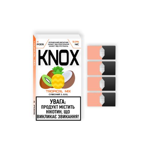 Картридж Knox Tropical Mix для электронной сигареты Juul 5% (Тропические фрукты) 