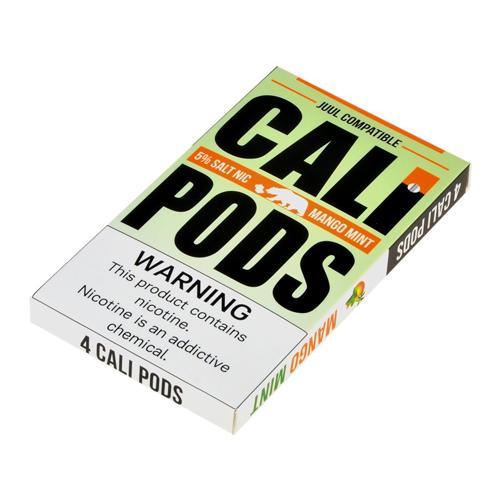 Картридж Cali Pods Mango Mint для электронной сигареты Juul 5% ( Манго, мята) 