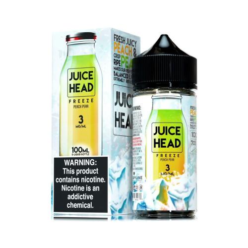 Жидкость для электронных сигарет Juice Head Freeze Peach Pear 3 мг 100 мл (Персик+груша+ментол) 