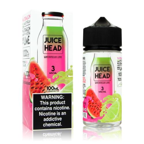 Жидкость для электронных сигарет Juice Head Watermelon Lime 3 мг 100 мл (Арбуз+лайм) 