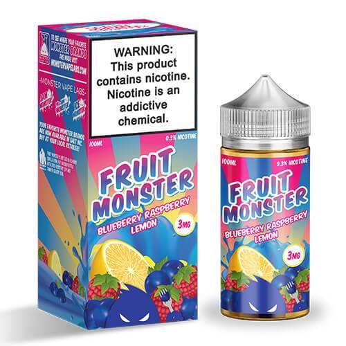 Жидкость для электронных сигарет Fruit Monster Blueberry Raspberry Lemon 3 мг 100 мл