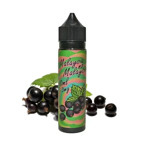 Жидкость для электронных сигарет Malaysia No Malaysia Blackcurrant  3 мг 60 мл