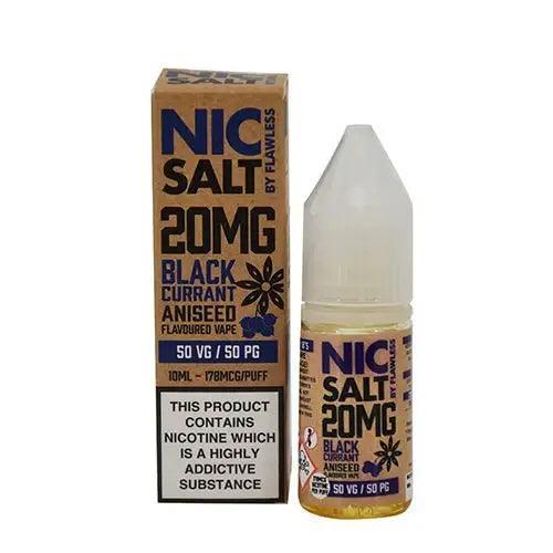 Flawless Blackcurrant Aniseed 10ml 20mg/ml nicsalt